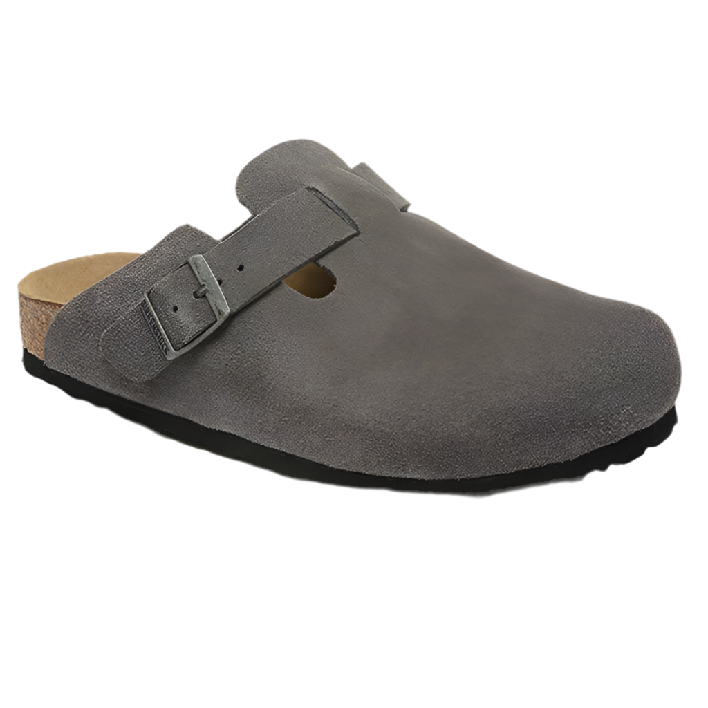 Birkenstock - Sandália Clog Boston "Grey"