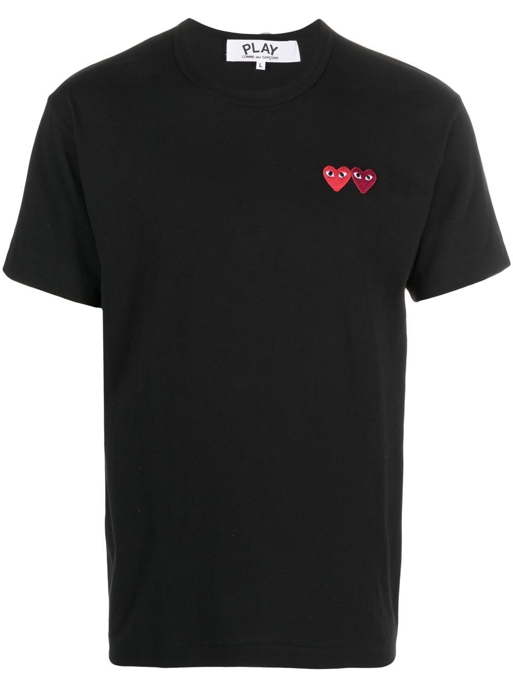 Camiseta Play Comme Des Garcons Play “Double Heart”
