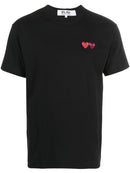 Camiseta Play Comme Des Garcons Play “Double Heart”