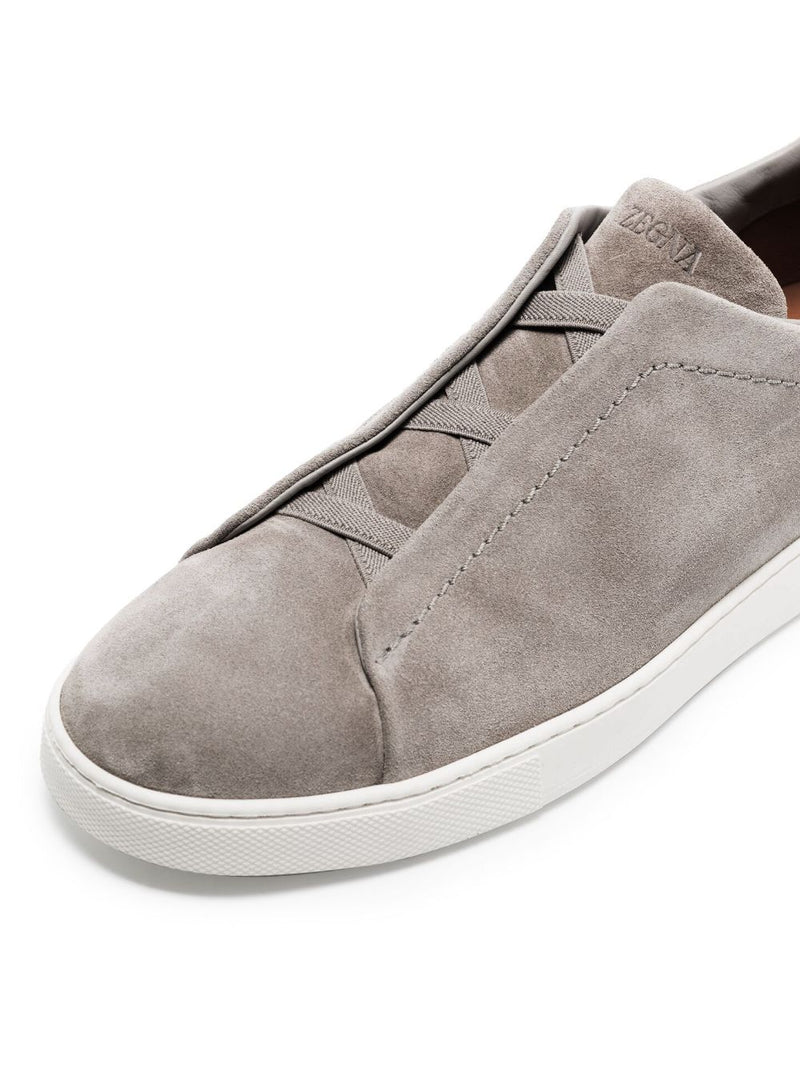 Tênis Zegna Triple Stitch - "Navy Grey" - Martin