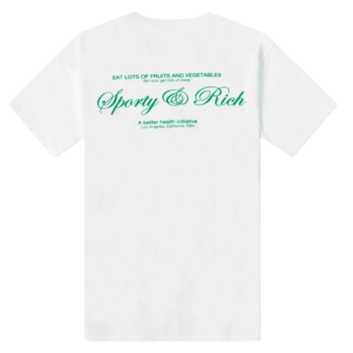 Camiseta Sporty & Rich "Healthy Life"