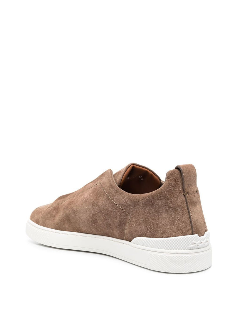 Tênis Zegna Triple Stitch - "Khaki" - Martin