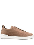 Tênis Zegna Triple Stitch - "Khaki" - Martin