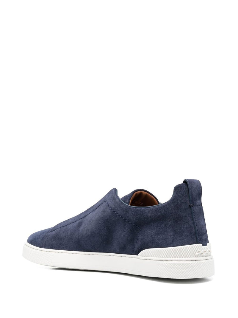 Tênis Zegna Triple Stitch - "Navy Blue"
