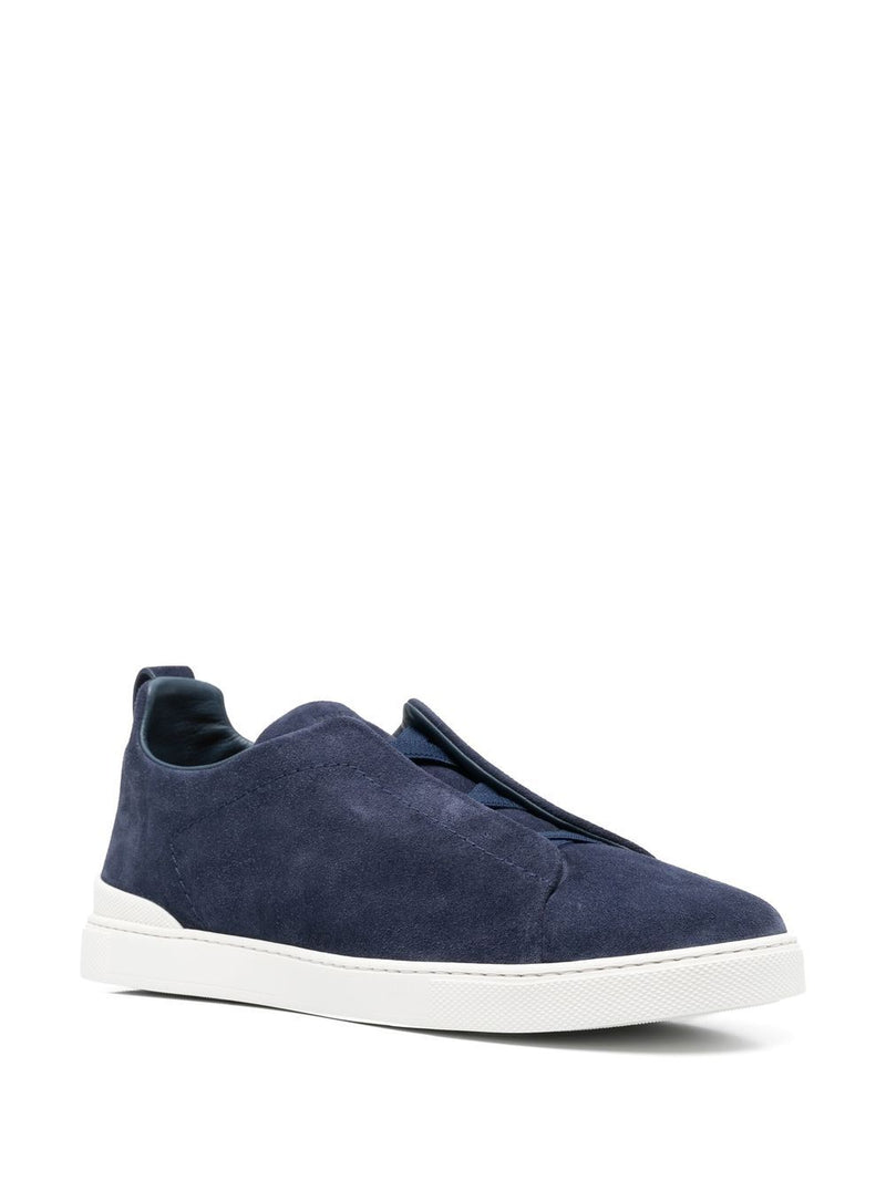 Tênis Zegna Triple Stitch - "Navy Blue"