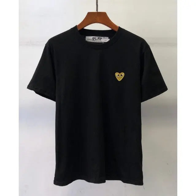 Camiseta Play CDG "Gold Heart"