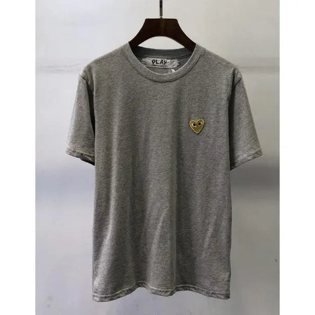 Camiseta Play CDG "Gold Heart"