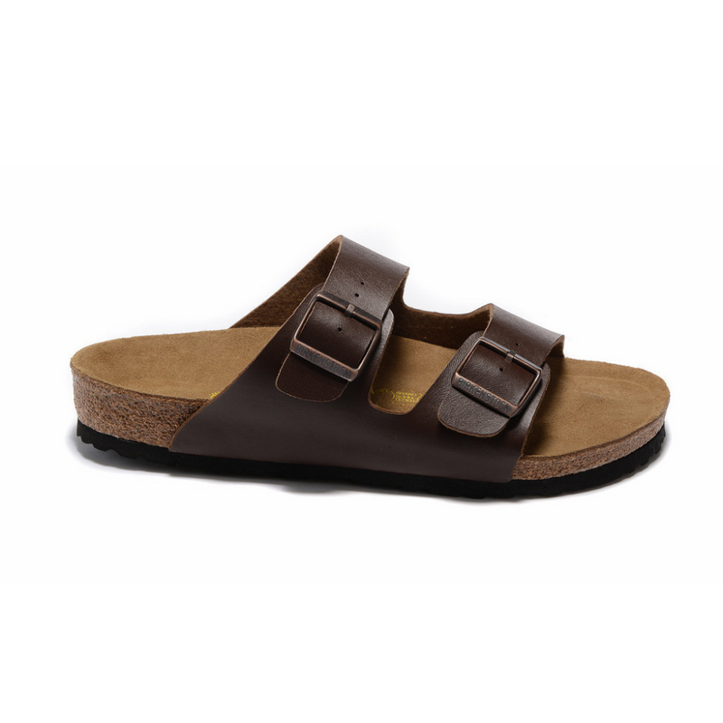 Birkenstock - Sandália Flat Arizona "Brown"