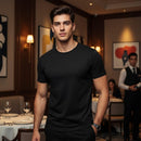 Camiseta Básica Algodão Egípcio Slim Fit