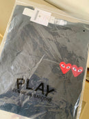Camiseta Play Comme Des Garcons Play “Double Heart”