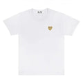 Camiseta Play CDG "Gold Heart"