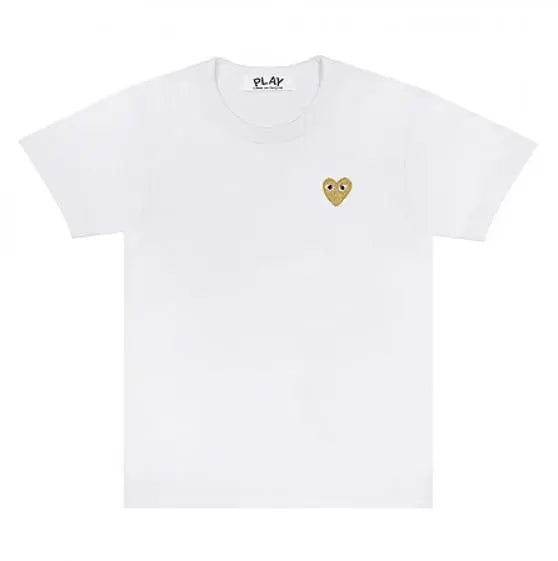 Camiseta Play CDG "Gold Heart"