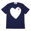 Camiseta Play Comme Des Garcons Play “White Heart"