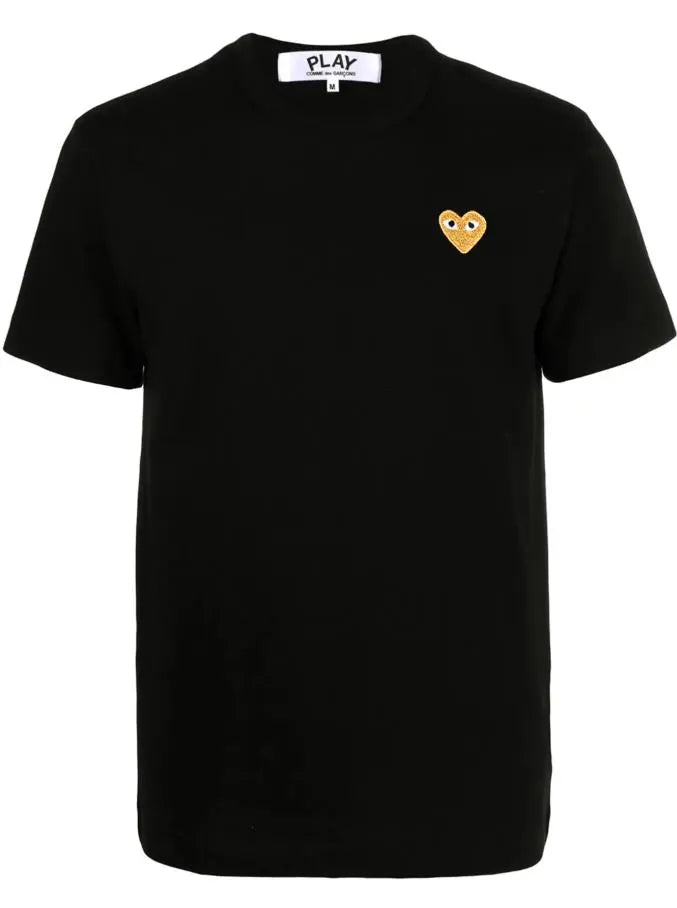 Camiseta Play CDG "Gold Heart"