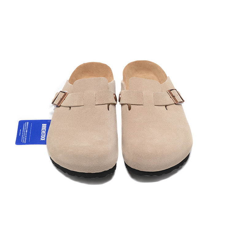 Birkenstock - Sandália Clog Boston "Lama"