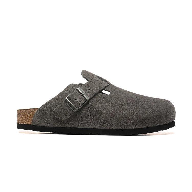 Birkenstock - Sandália Clog Boston "Grey"